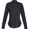Chemise de travail manches longues col mao FEMME KARIBAN Noir 3XL