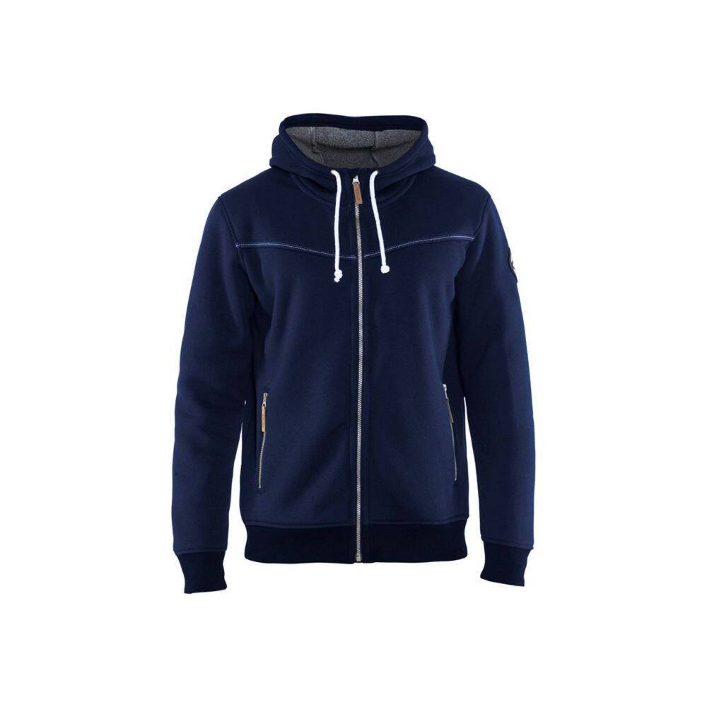 Sweat shirt de travail Blaklader doublure thermique Marine L-0