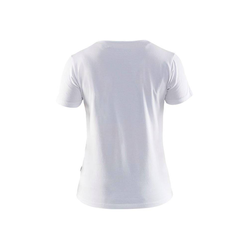 T-shirt femme Blaklader col rond Blanc XS-1