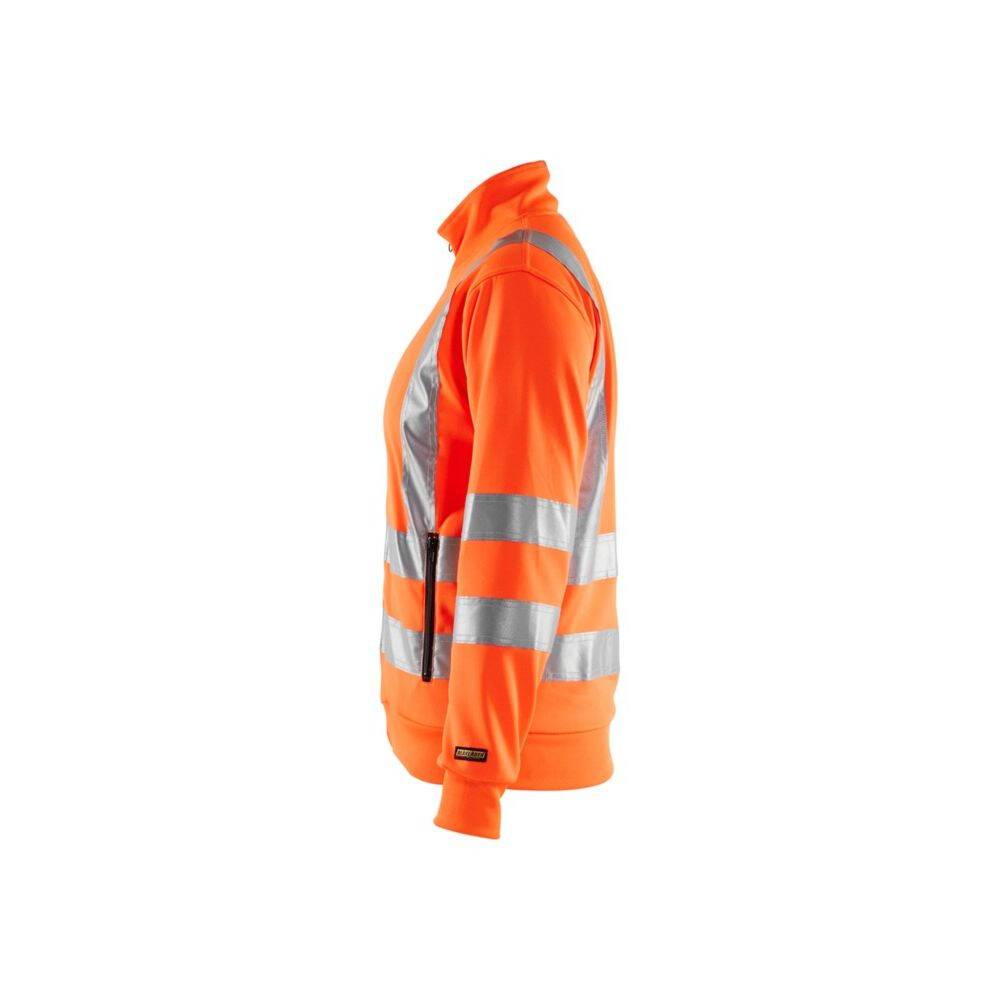 Sweat zippé haute visibilité femme Blaklader EN ISO 20471 CLASSE 3 Jaune Fluo M-3