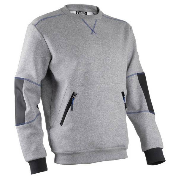 Pull Sweat de travail HATO - Gris chiné - COVERGUARD HATO  2XL