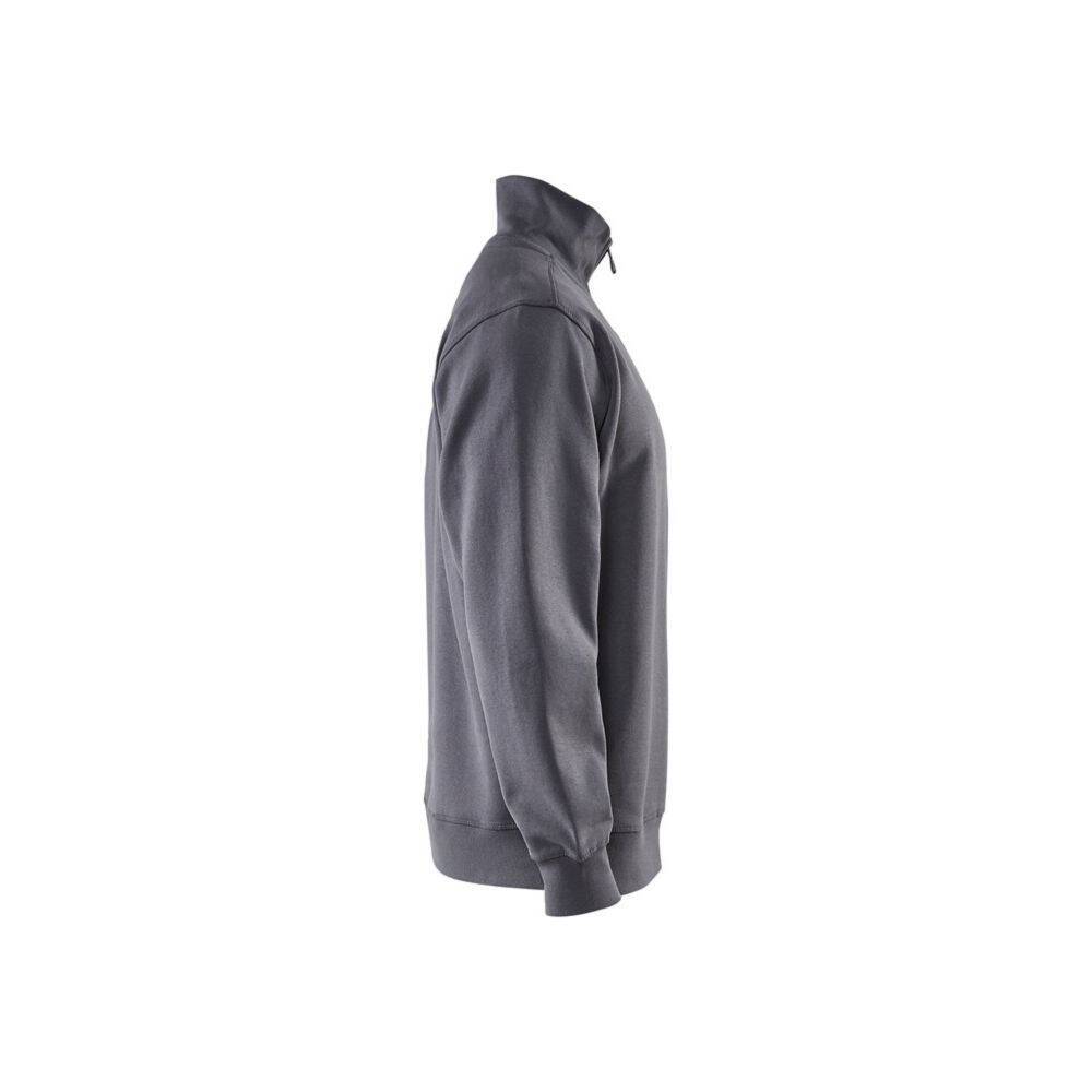 Sweat de travail col camionneur Blaklader Gris XL-2