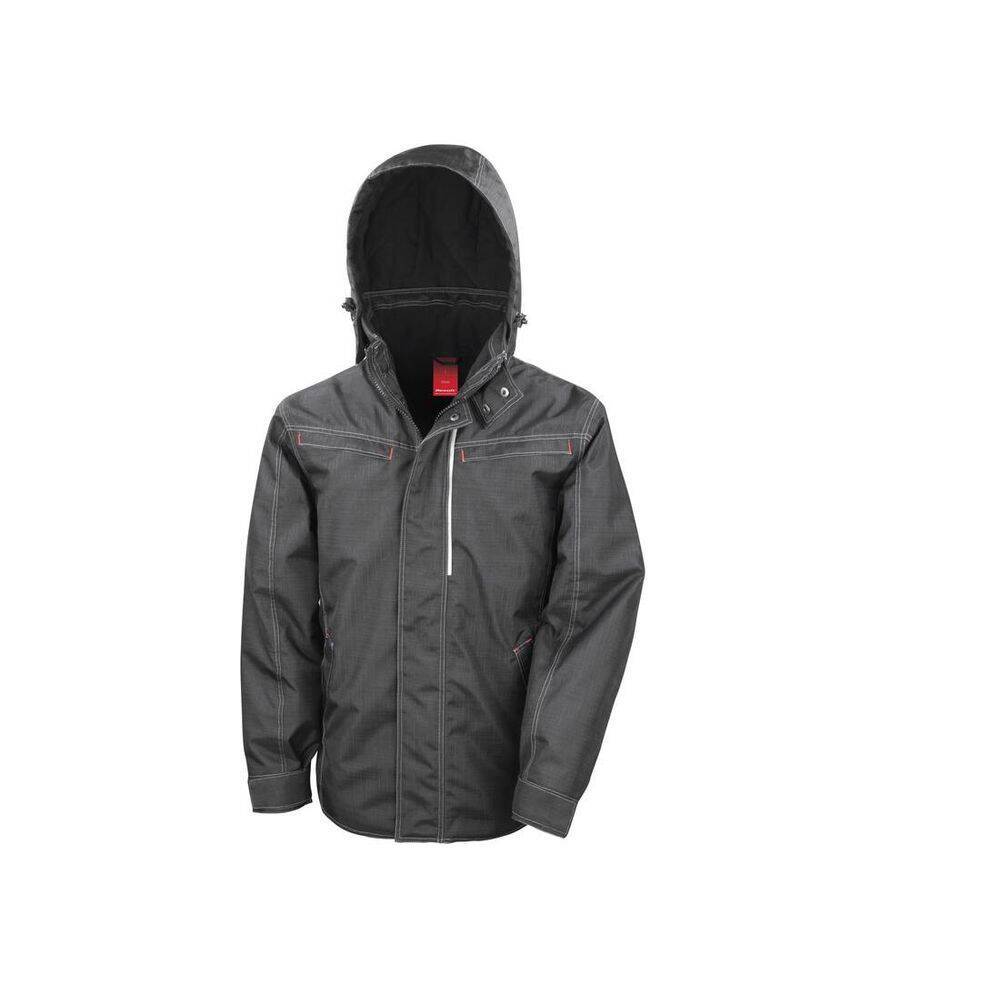 Parka de travail Result Robuste "Effet Denim" Noir 3XL