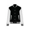 Blouson molleton teddy unisexe KARIBAN Noir / Blanc XL