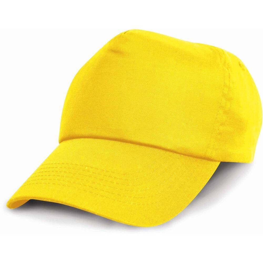 Casquette 100% coton Result Jaune Unique-0