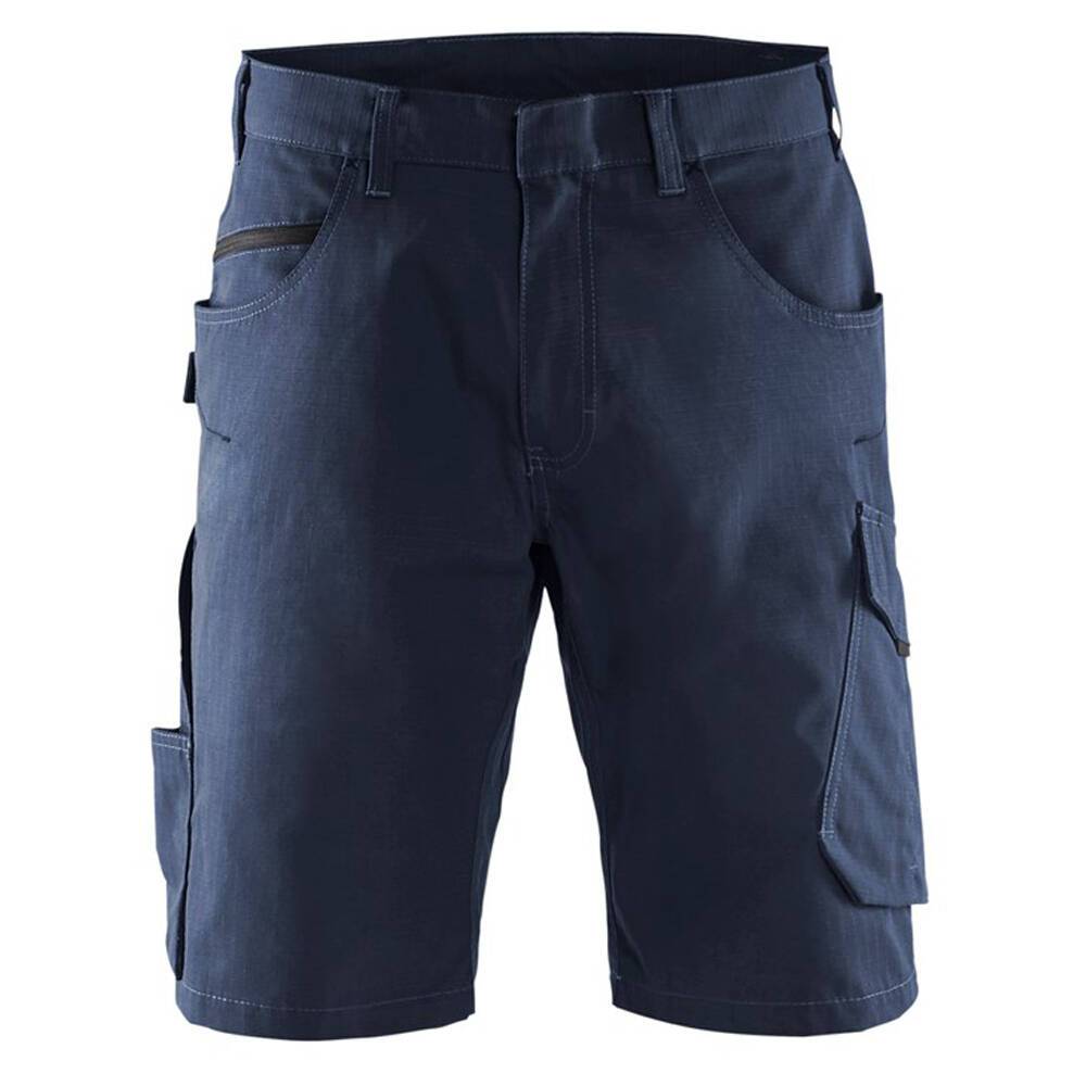 Short de travail Blaklader Ripstop Marine Foncé / Noir 54