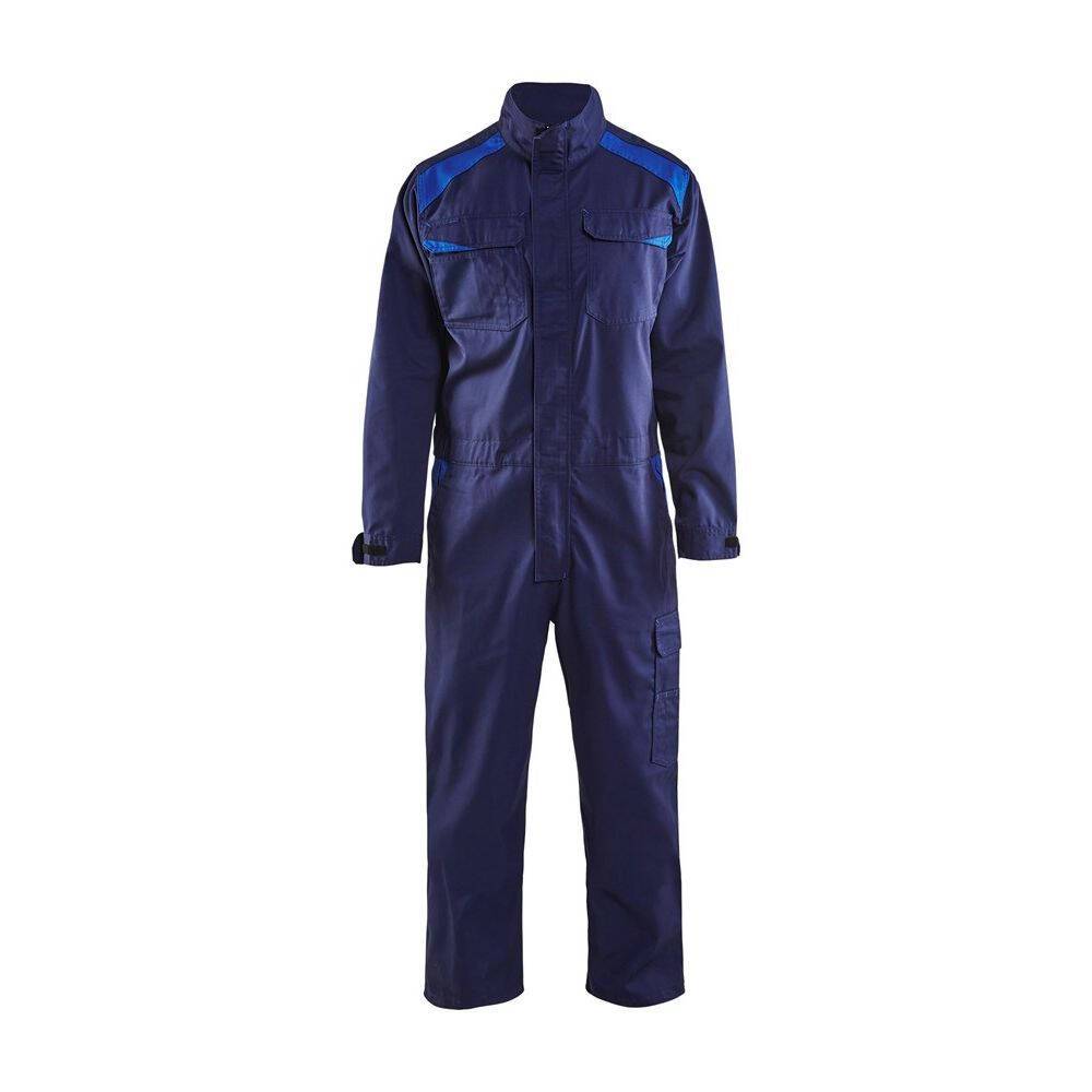 Combinaison de travail industrie Blaklader manches longues polycoton Bleu Marine Poches Bleues 42