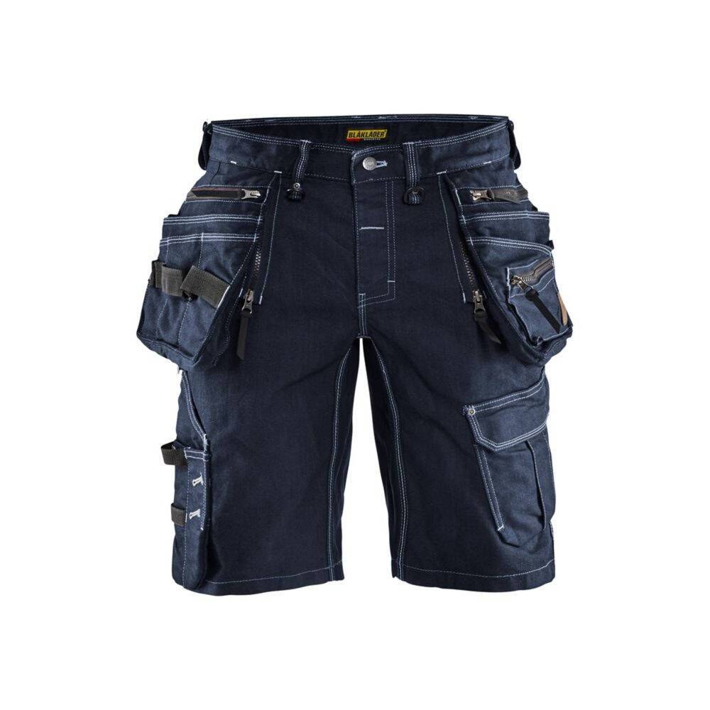 Short de travail X1900 artisan Blaklader cordura strech Marine / Noir 54