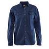 Chemise twill Blaklader Homme 100% coton Marine XS