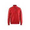 Sweat col camionneur Blaklader 100% coton Rouge 3XL