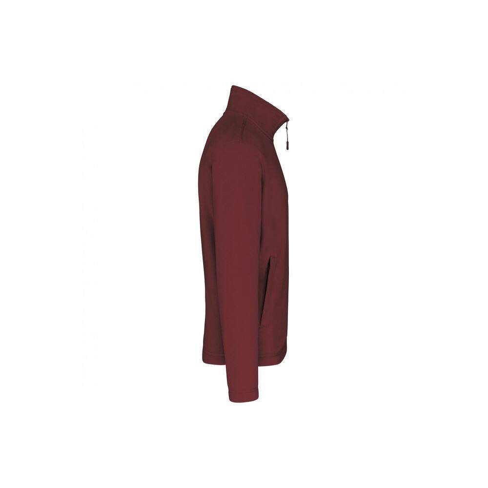 Veste micropolaire zippée Falco Kariban Bordeaux M-2