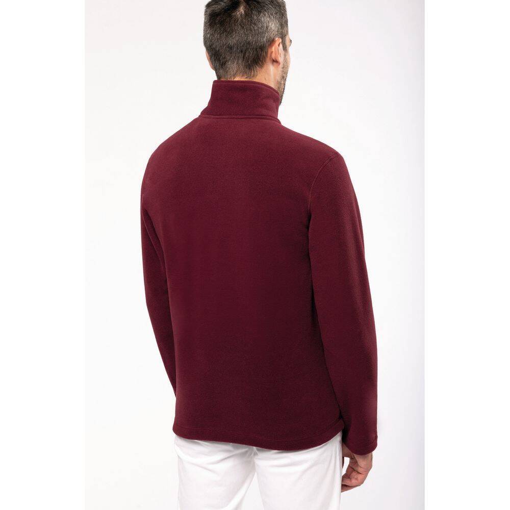 Veste micropolaire zippée Falco Kariban Bordeaux M-4
