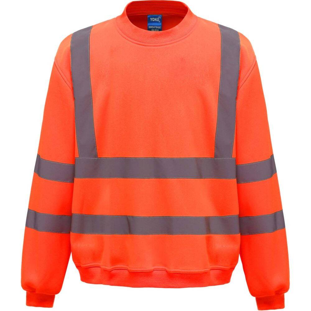 Sweat-shirt de travail haute visibilité Yoko Orange M-0