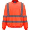 Sweat-shirt de travail haute visibilité Yoko Orange M