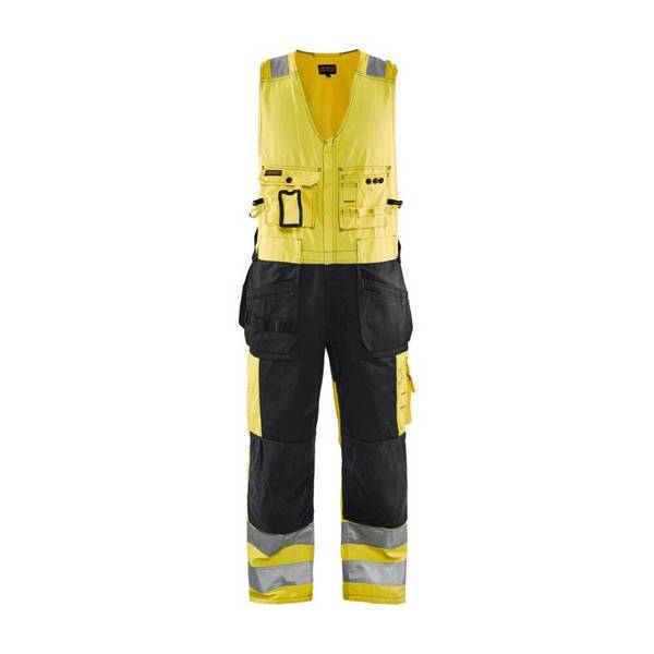 Combinaison sans manches haute visibilité Blaklader polycoton Jaune / Noir 46