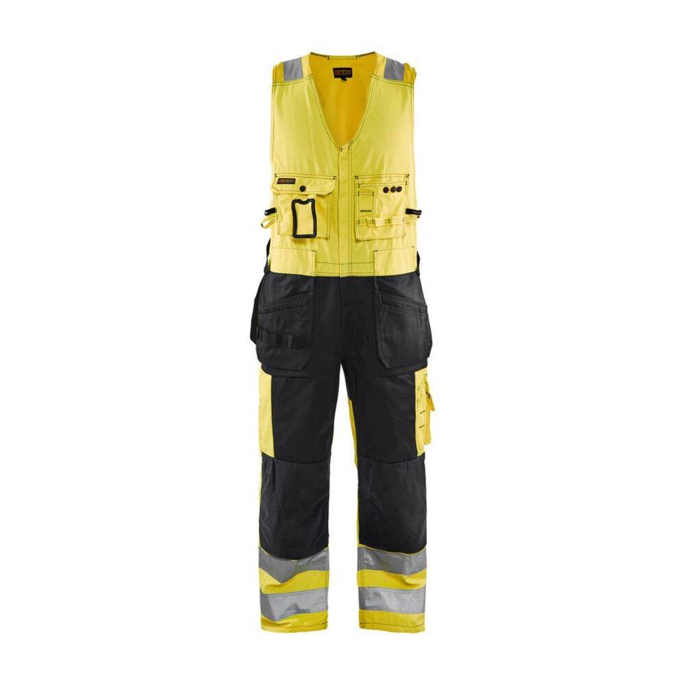 Combinaison sans manches haute visibilité Blaklader polycoton Jaune / Noir 46-0