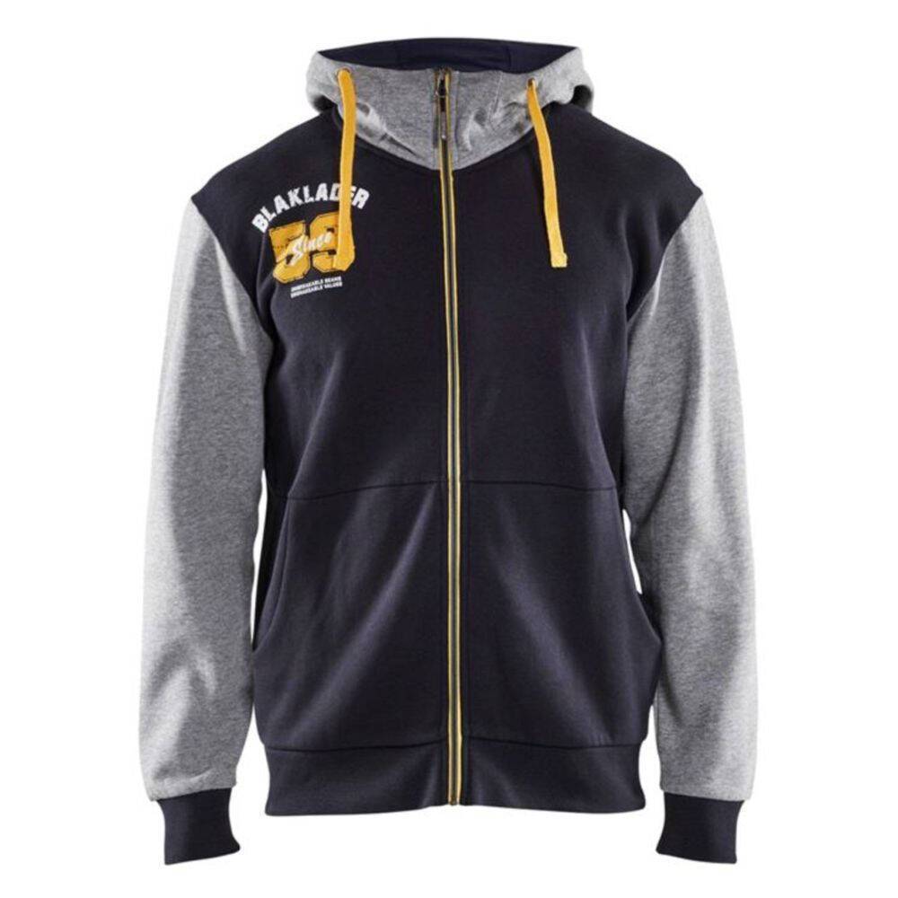 Sweat zippé Blaklader EDITION LIMITEE Marine / Gris S-0