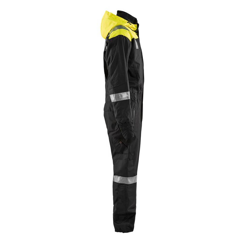 Combinaison Blaklader imperméable à capuche manches longues 100% polyester Noir / Jaune 46-1