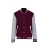 Blouson molleton teddy unisexe KARIBAN Wine L