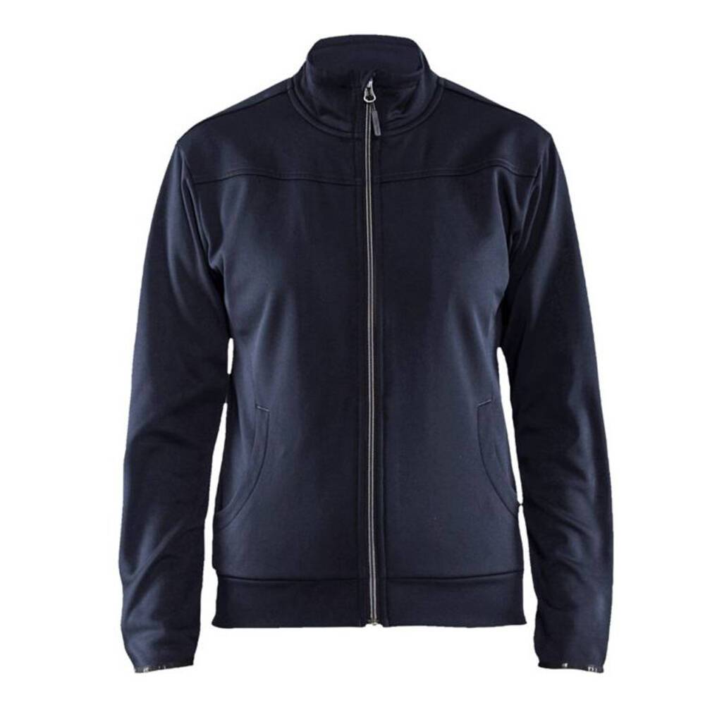 Sweat shirt zippé femme Blaklader Marine Foncé / Noir 3XL