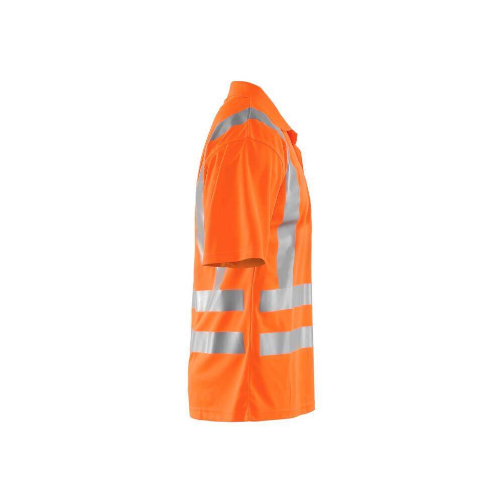 Polo anti-uv haute visibilité Blaklader Orange Fluo S-2