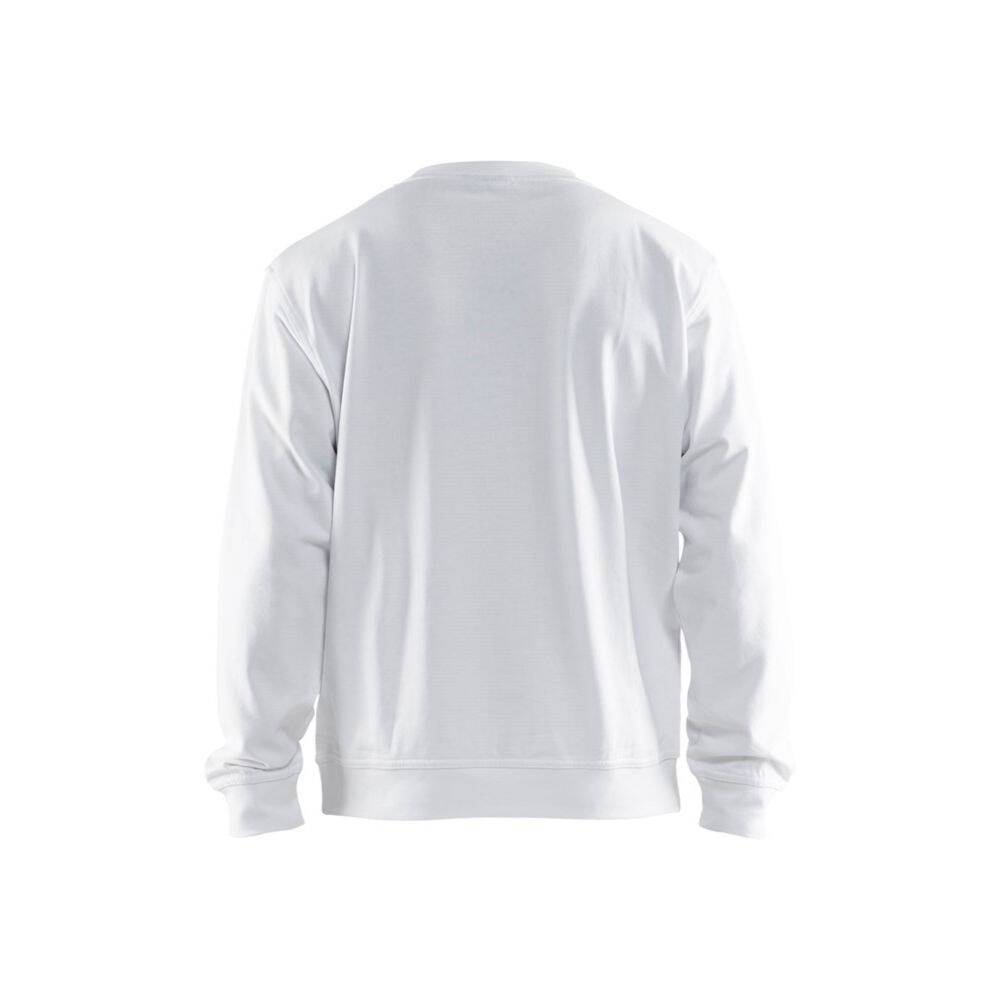 Sweat shirt de travail Blaklader col rond Blanc 4XL-1