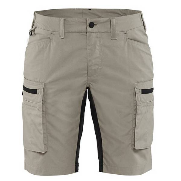 Short de travail femme Blaklader services stretch Beige / Noir 46