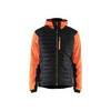 Veste de travail hybride avec rembourrage thermo Blaklader Orange / Noir 4XL
