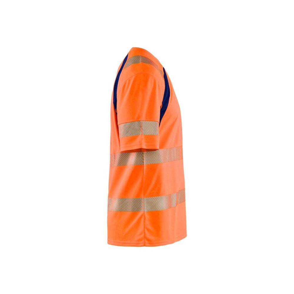 T-shirt haute visibilité anti-UV Blaklader Orange / Marine M-2