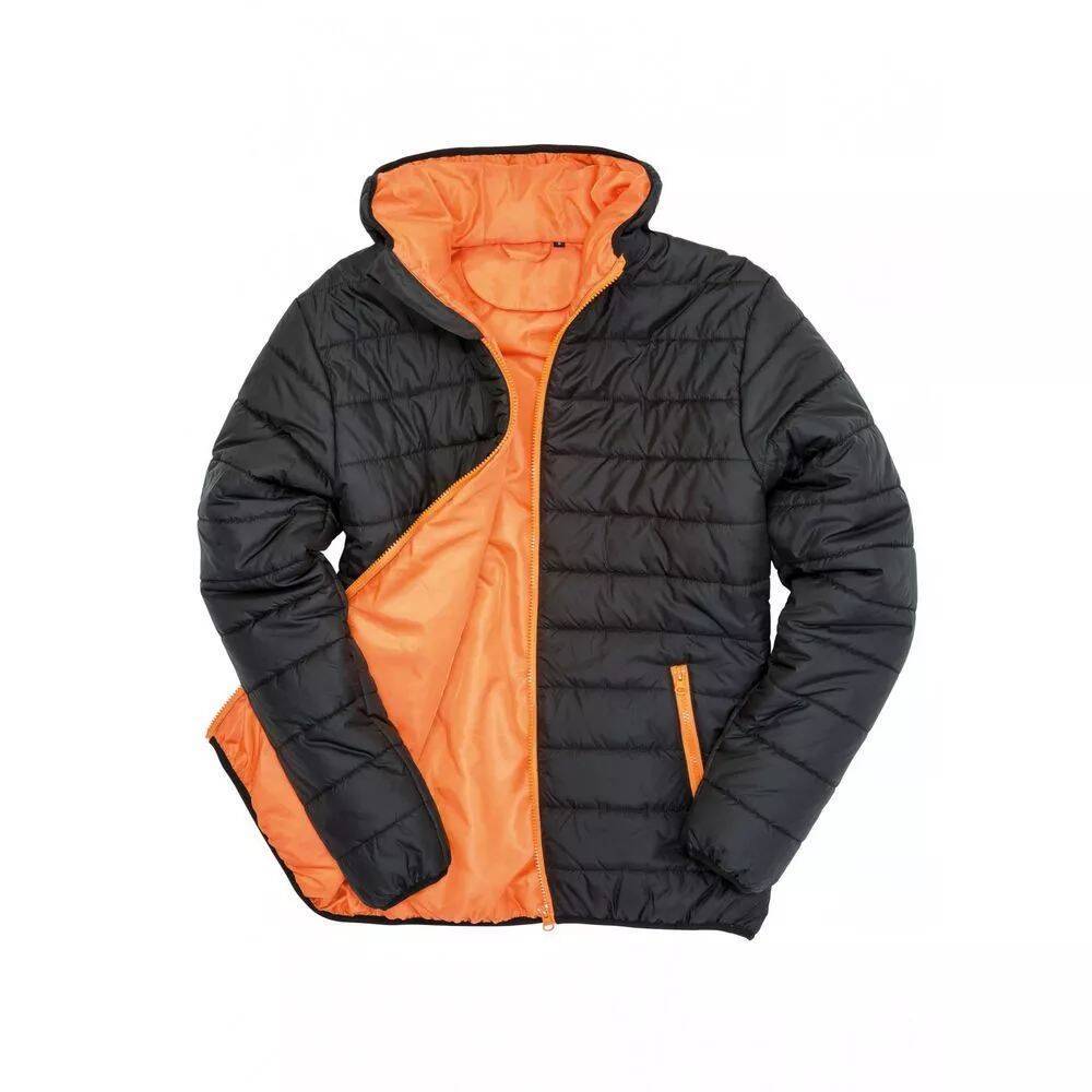 Doudoune légère Result homme Noir / Orange 3XL-0