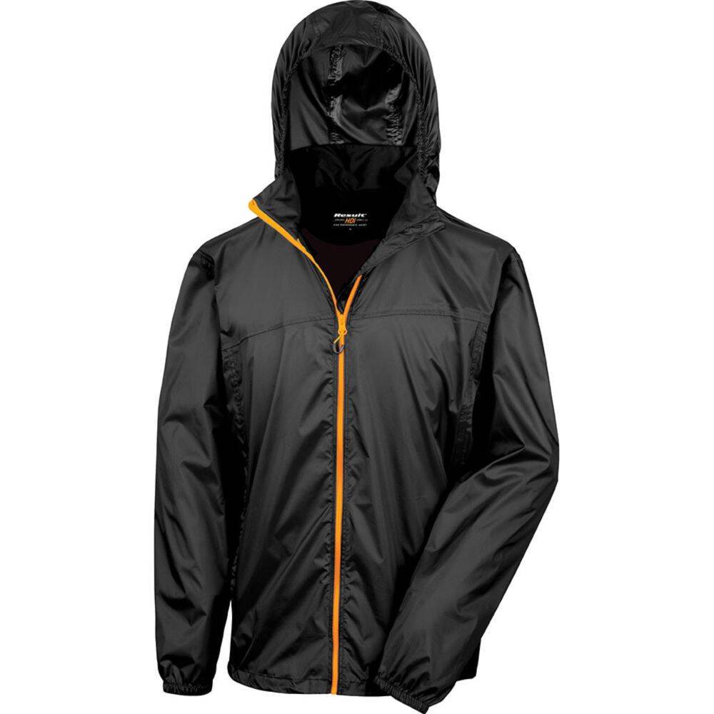 Veste coupe-vent Result HYDRADRI3000 Noir / Orange L-0