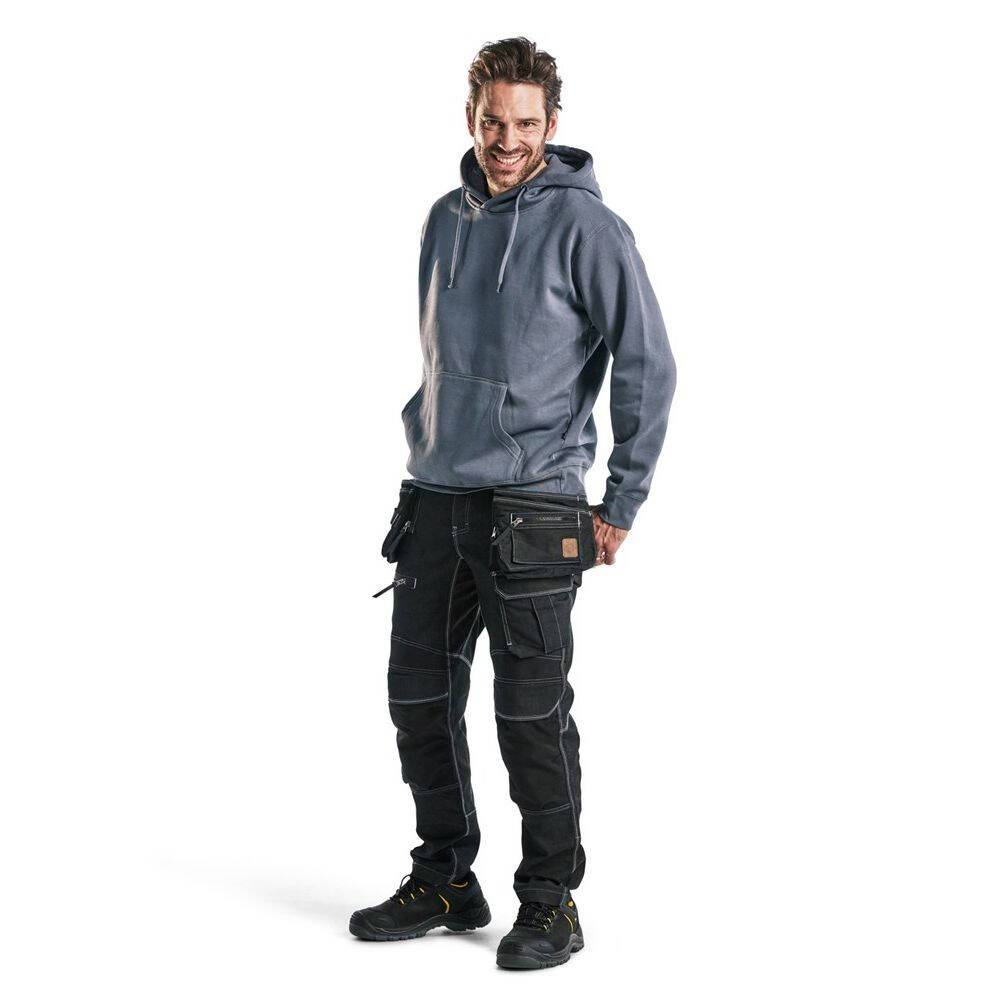 Sweat shirt de travail à capuche Blaklader Gris S-4