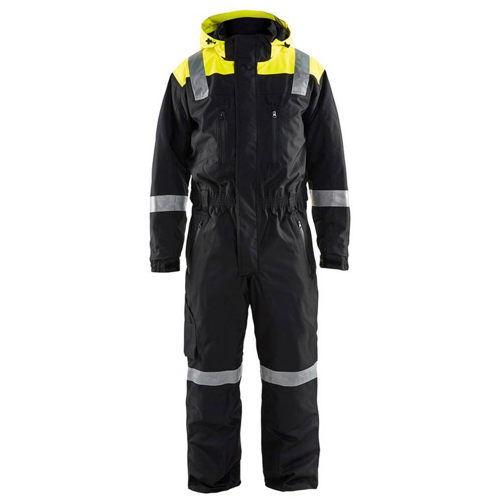 Combinaison Blaklader Hiver imperméable matelassée Noir / Jaune 52-0