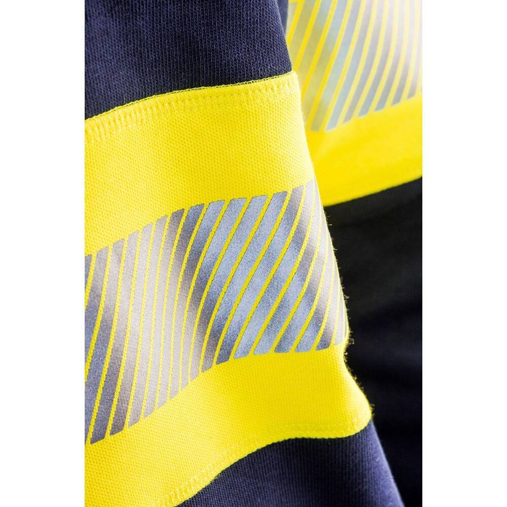 Sweat-shirt haut visibilité Blaklader Jaune / Marine 3XL-4