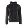 Sweat shirt à capuche Blaklader zippé contrast Noir / Gris L