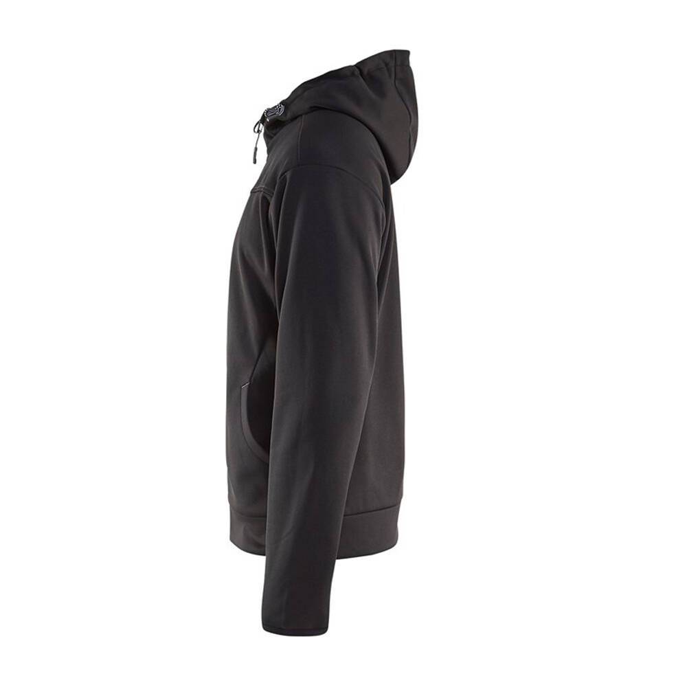 Sweat shirt à capuche Blaklader zippé contrast Noir / Gris L-2