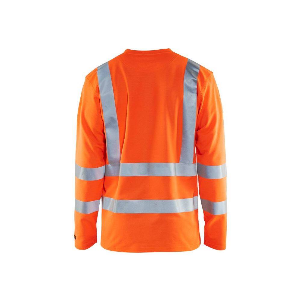 Tee shirt haute visibilité Blaklader manches longues Orange XXL-1