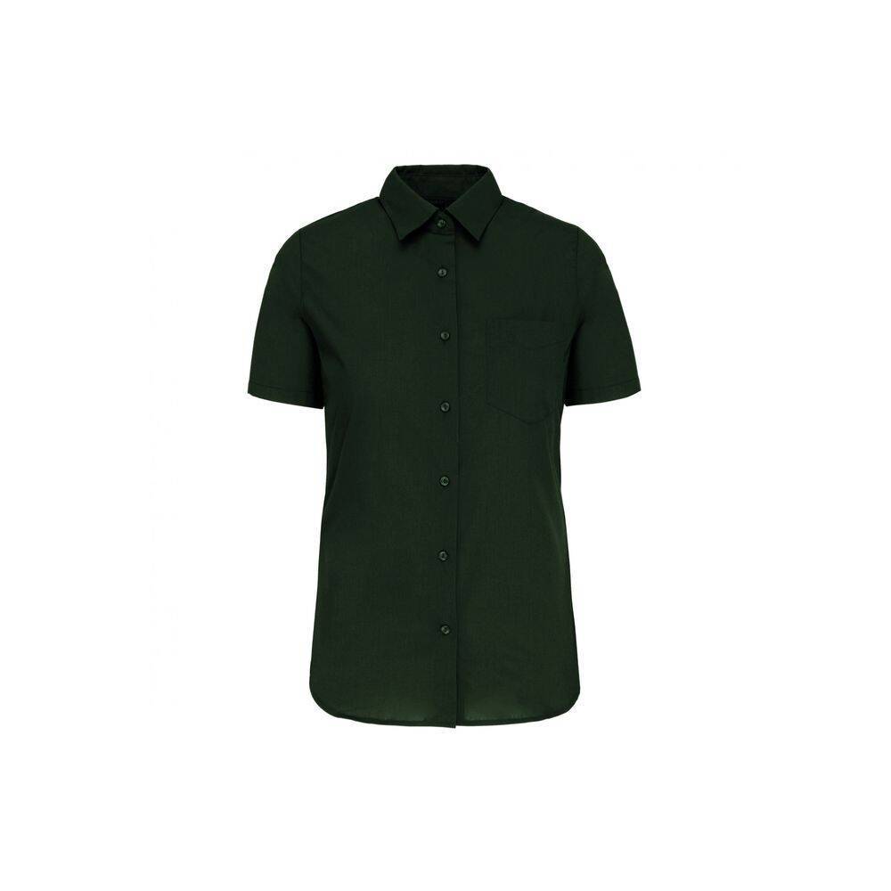 Chemise manches courtes femme Kariban Vert / Forêt 3XL-0