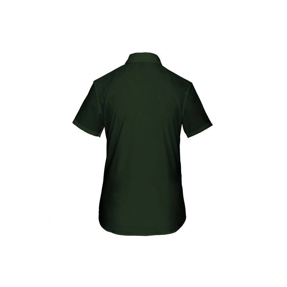 Chemise manches courtes femme Kariban Vert / Forêt 3XL-1