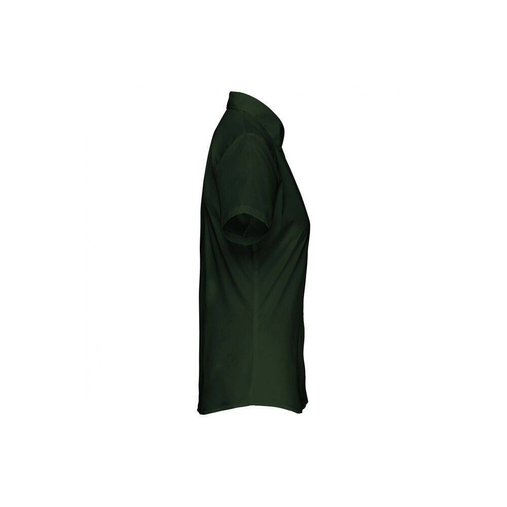 Chemise manches courtes femme Kariban Vert / Forêt 3XL-2