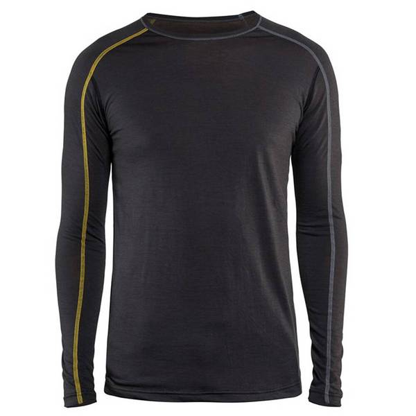 Haut de sous-vêtements Blaklader Xlight manches longues Gris Foncé / Jaune M