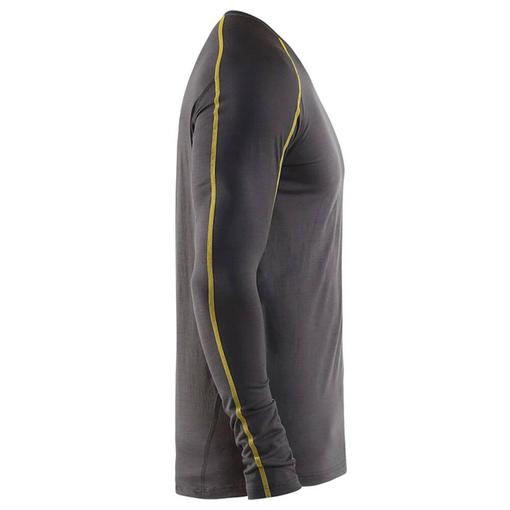 Haut de sous-vêtements Blaklader Xlight manches longues Gris Foncé / Jaune M-2