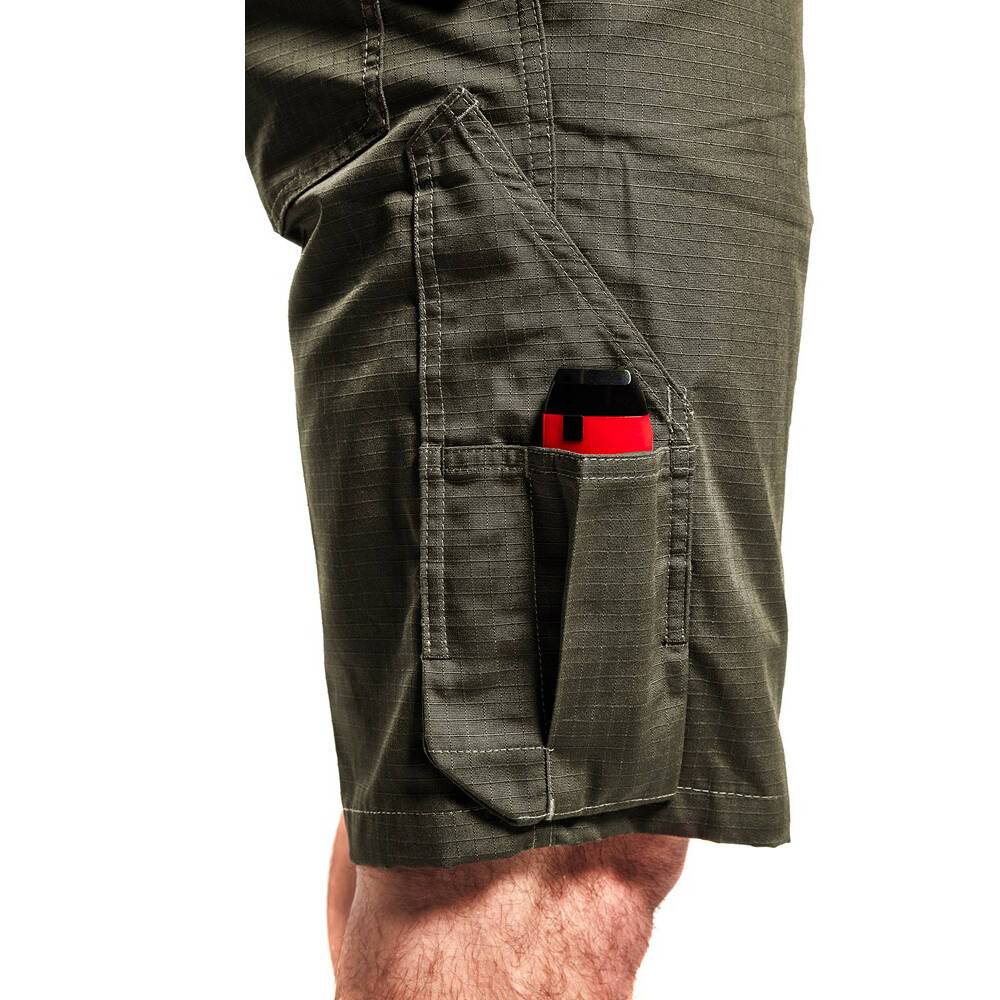 Short de travail Blaklader Ripstop Vert Olive / Noir 48-3
