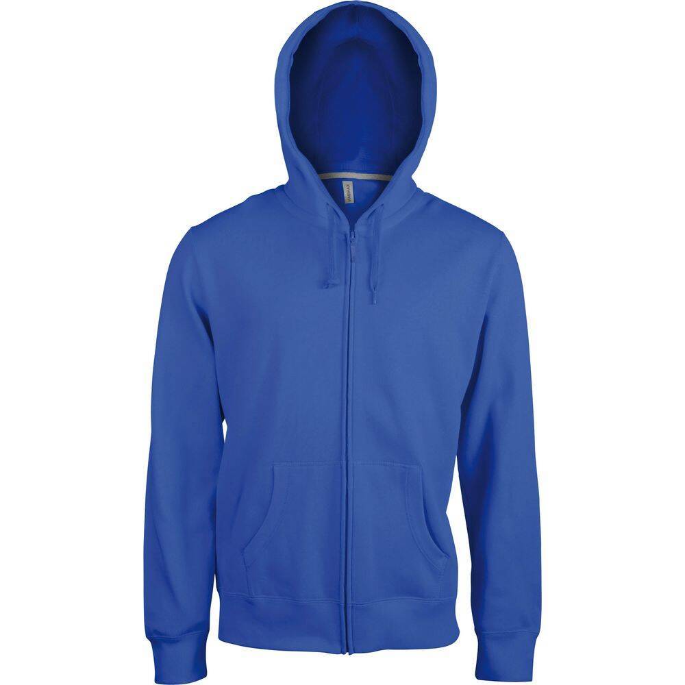 Sweat-shirt à capuche zippé Kariban Bleu Royal 4XL