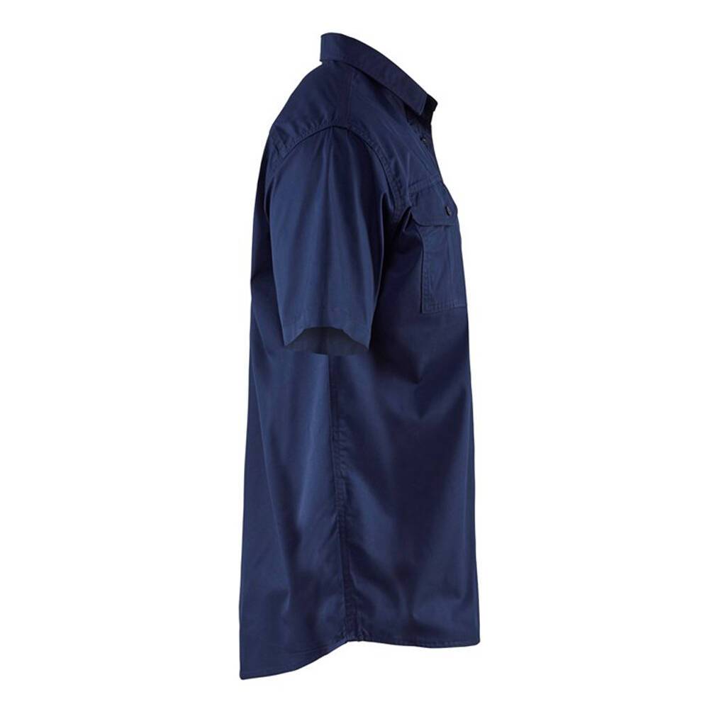 Chemise twill Blaklader Homme manches courtes Marine 3XL-1