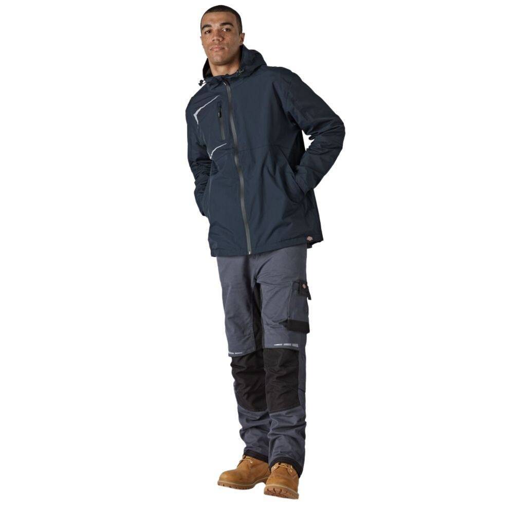 Veste de travail à capuche imperméable respirante Dickies GENERATION Bleu Marine XL-2