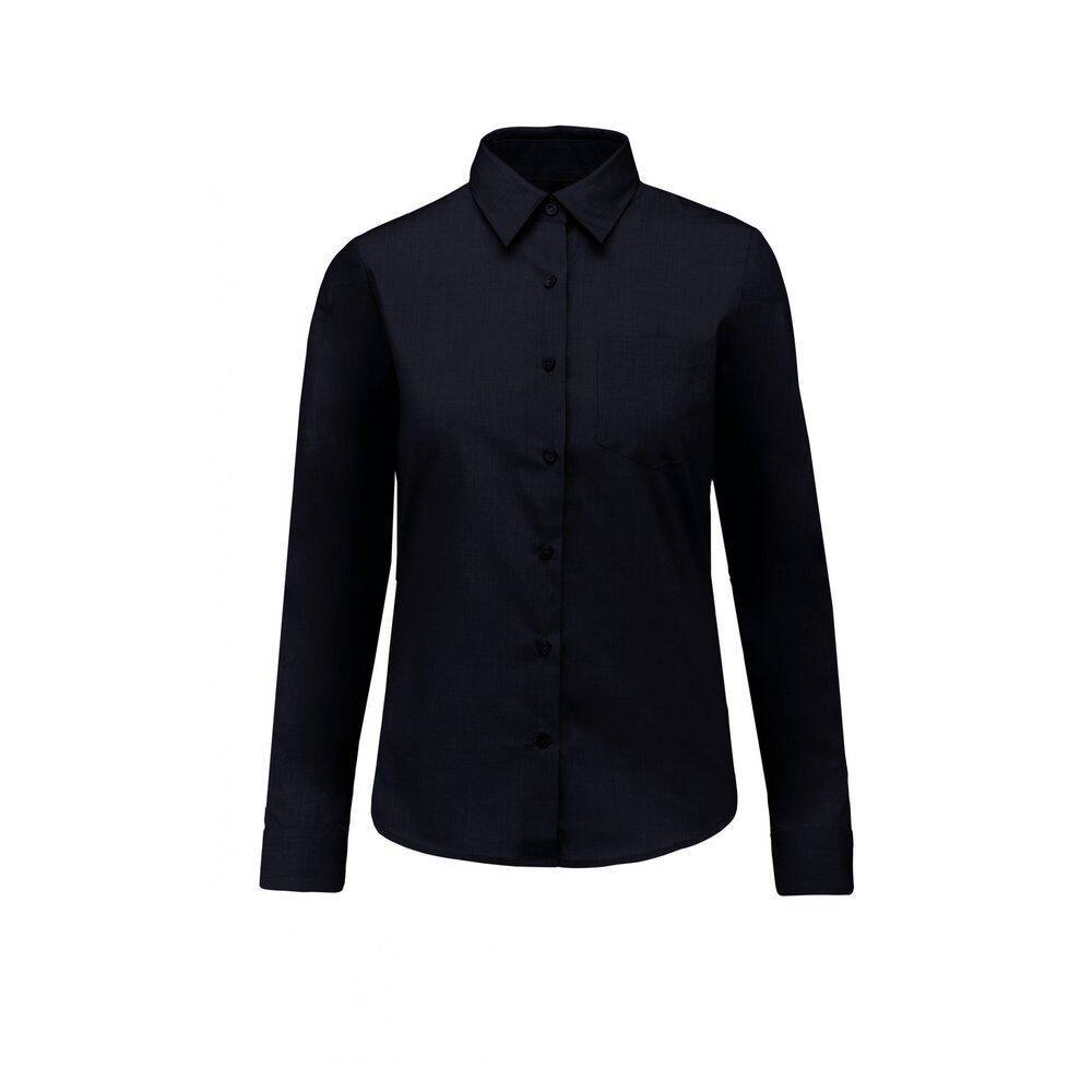 Chemise manches longues pour femme Kariban Marine XXL-0