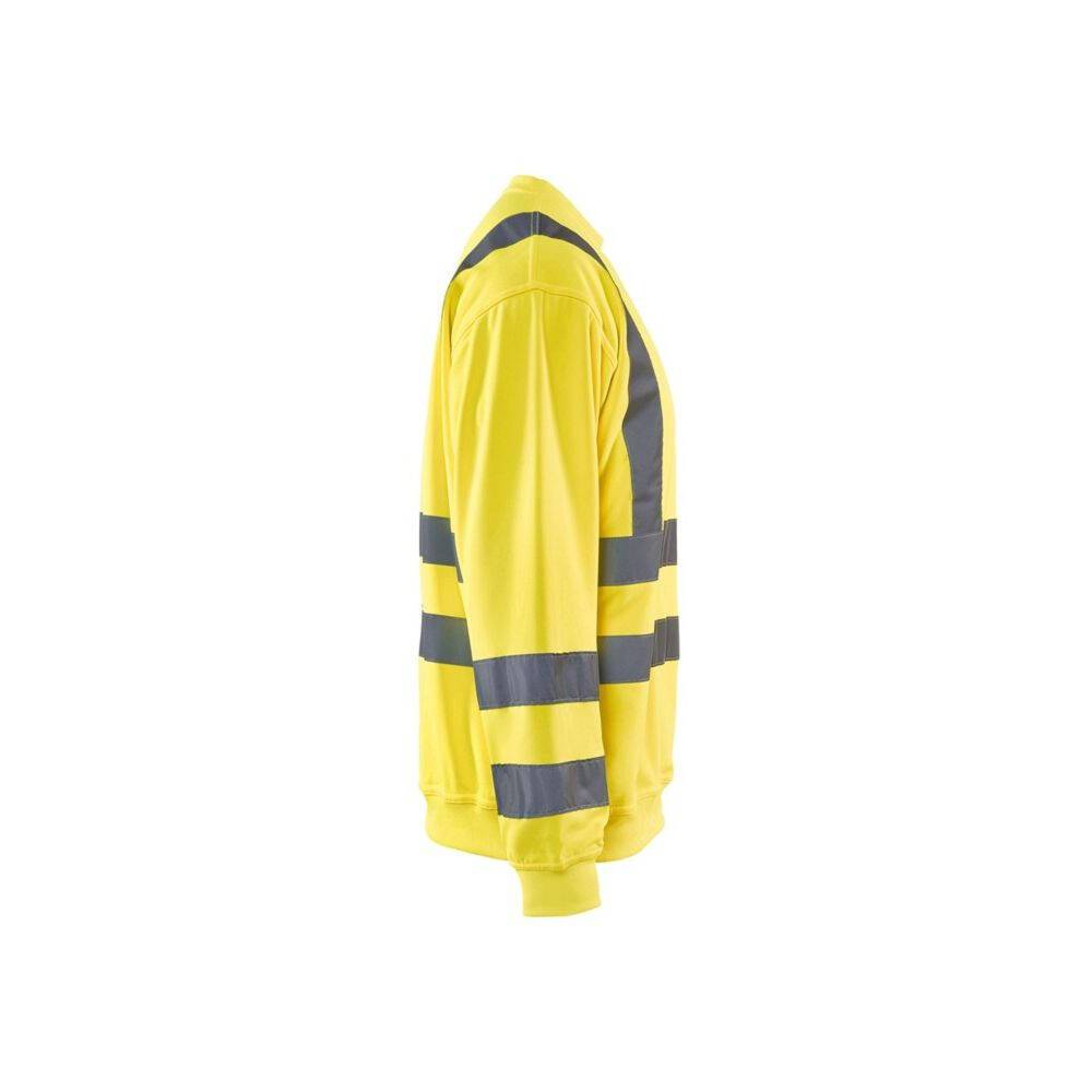 Sweat-shirt haute visibilité Blaklader col rond Jaune L-2