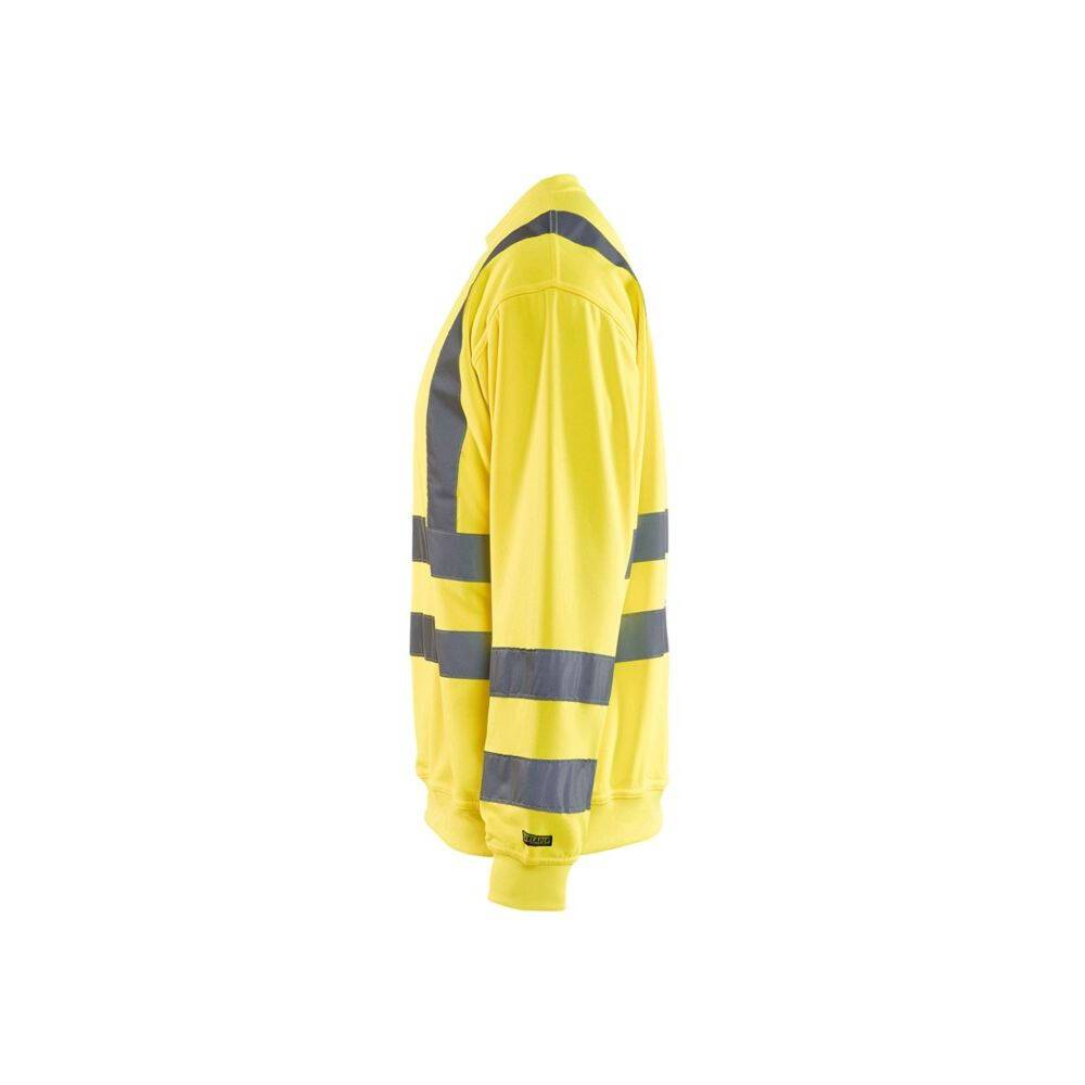 Sweat-shirt haute visibilité Blaklader col rond Jaune L-3