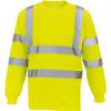 T-shirt manches longues haute visibilité Yoko HI VIZ Jaune Fluo M